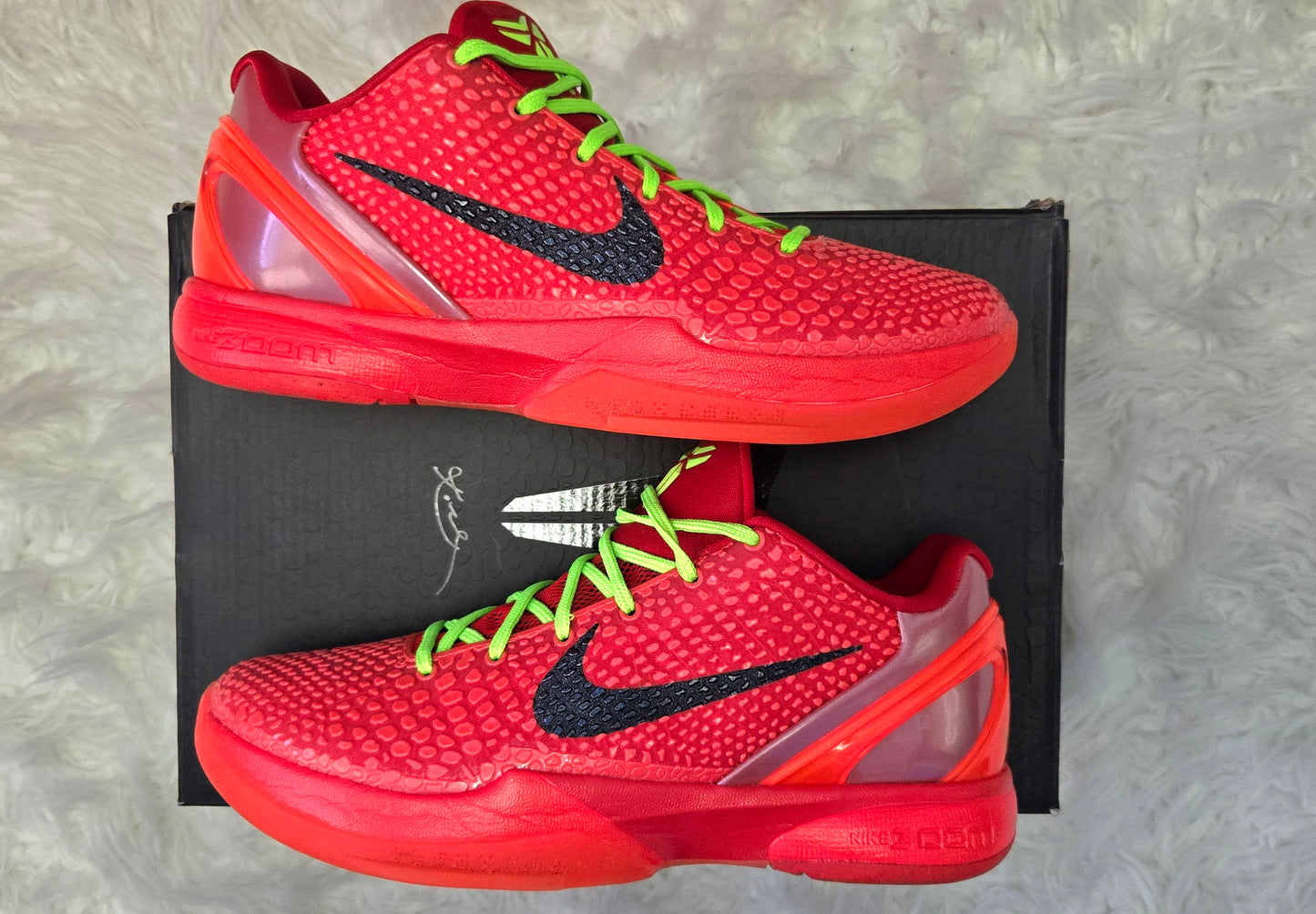 Nike Kobe 6 Protro Low Reverse Grinch ( 8.5 )