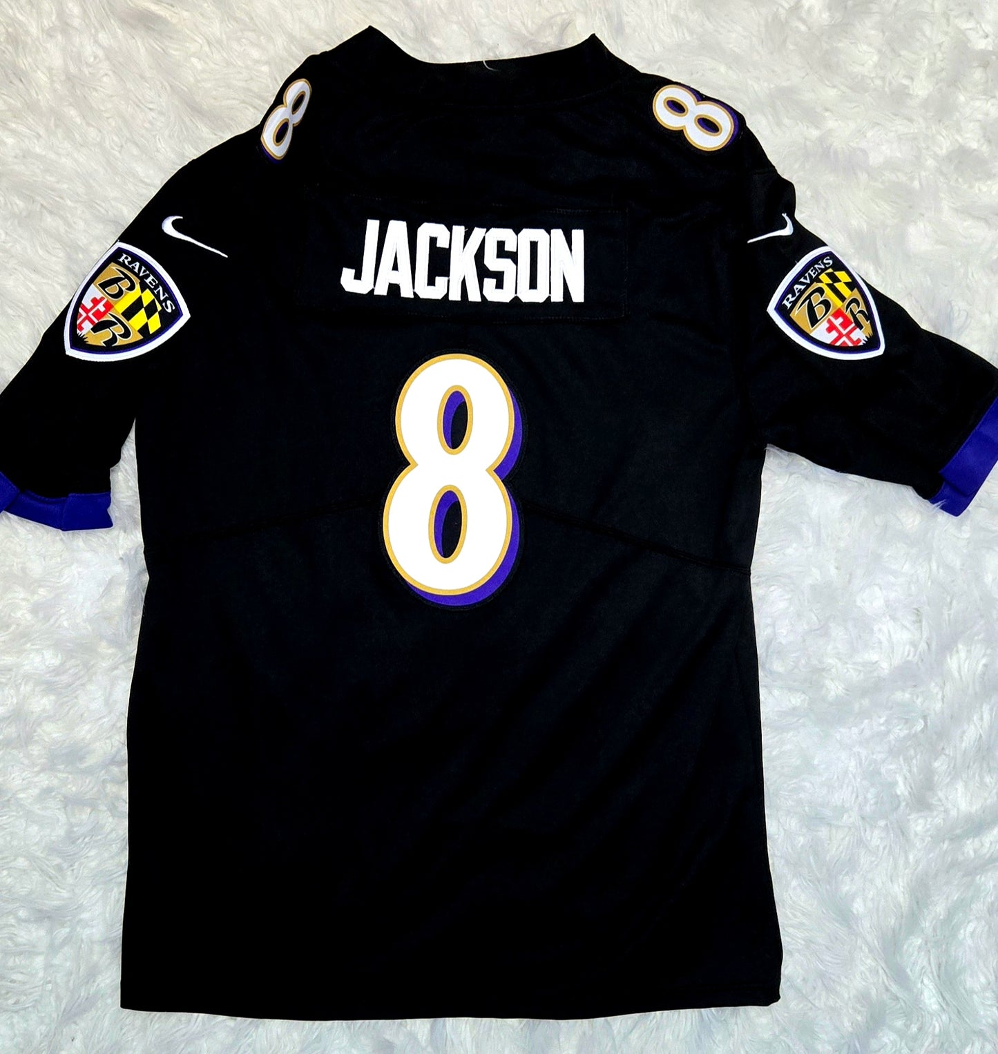 L Jackson #8 Baltimore Ravens Jersey