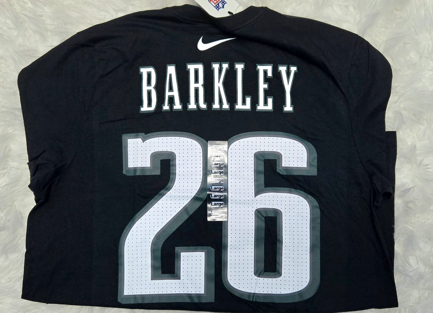 Philadelphia Eagles Saquon Barkley #26 ( Large T-shirt )