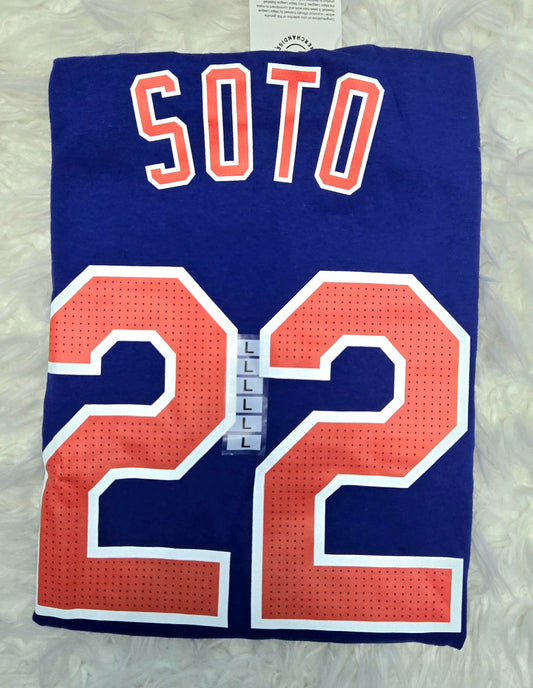 NY Mets Juan Soto #22 ( Large T-Shirt )